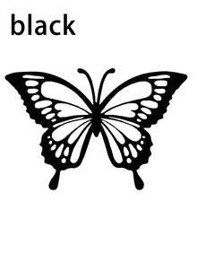 1pc Fashionable Butterfly Car Sticker, Reflective Butterfly Floral Engine Hood Car Decal