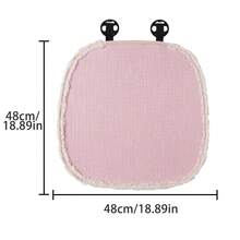 Easypie Selection 1PC Car Seat Cushion Universal Four Seasons Cute Ladies Summer Small Fragrance Style Seat Cushion Breathable Half-Cover Seat Cover "4 Seasons Universal Small Fragrance Style Car Seat Cushion - Breathable Half-Cover Seat Cover Summer Cool Style Cute Windmill Interior Decoration Car Gift