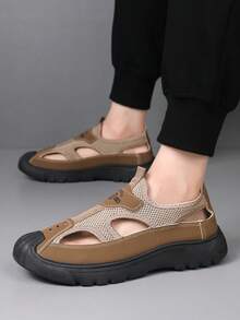 Men Sandals - Khaki - View 5