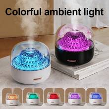 1 Pc Essential Oil Aroma Diffuser & Humidifier With Color Changing Night Light, Cold Mist Function To Freshen And Purify Room, Create Relaxing Ambiance, Suitable For Home, Bedroom, Living Room Decor | Modern Aesthetic Design | Color Changing Diffuser, Essential Oil Diffuser