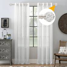 1 pieza Barra de cortina de metal plateado reforzada, Riel de cortina de acero inoxidable de 28-122 pulgadas, Terminales decorativos de barra de cortina de resina con lámina de oro, 1 pulgada de diámetro, impermeable, resistente a la oxidación, de alta calidad, versátil, fácil instalación, antideslizante, adecuado para baño, dormitorio, sala de estar, accesorio ideal para la decoración del baño - Multicolor - Ver 7