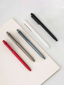 أقلام جل جمالية 0.5 مم نقطة دقيقة كتابة سلسة، 7 ألوان، قابلة للسحب، خالية من التلطيخ، جفاف سريع، مثالية لكتابة ملاحظات اليومية، لوازم مكتبية وأدوات مدرسية عصرية (6 قطع/10 قطع)