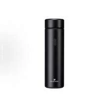 Swarovski 施华洛世奇不锈钢水晶装饰保温水瓶，500毫升，男女通用，适合作为送给女朋友、母亲、父亲、朋友、爱人、返校、圣诞节的礼物 - 黑色 - 查看 6