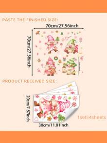 1/2/3sets Christmas Wall Stickers, Cartoon Christmas Dwarfs Snowman Snowflake Electrostatic Window Stickers, Christmas Glass Window Decorative Wall Stickers, Self-Adhesive Removable, No Electricity Required.Perfect And Christmas Gift For Couples, Parents And Friends. Christmas Decorations Christmas Decoration Christmas Decorations Home Home Decor Room Decor