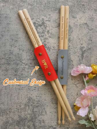 Personalized DRUMSTICKS 5A Drum Sticks Drummer Fathers Day Gift For Him Dad Boyfriend Men Son Husband Band Musician Custom Engraved PAIR Customized Drumstick,Drum Stick,Custom Drumstick,Unique Gifts