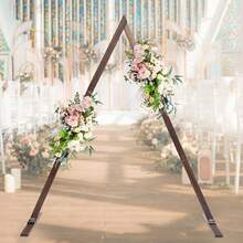 Wooden Wedding Arch 8.2FT, Wood Arch For Wedding Ceremony Gorgeous Wedding Arbor Wedding Backdrop Stand For Garden Wedding Parties, Wooden Arch Decor Rustic Wedding Arch Decorations