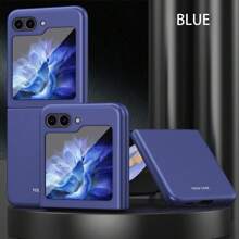 حافظة هاتف كاملة الجسم بتشطيب مطفي متوافقة مع Galaxy Z Flip3/4/5/6/7/7FE، Z Fold3/4/5/6/7، حافظة هاتف ذات موحد اللون أنيق للخريف، حافظة هاتف Fold7 متعددة الاستخدامات عالية الجودة، حافظة هاتف W26 بألوان البنفسجي/الأسود/الوردي/الأزرق، حافظة هاتف شخصية