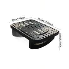 Living Room Sofa Foot Massage Stool, Internet Game Desk Foot Massage Stool, Office Sedentary Tool, Foot Pedal Anti Warping Cross Legged Desk Height Increasing Footrest, Office Footrest, Can Relieve Foot Fatigue - Multicolor - View 2