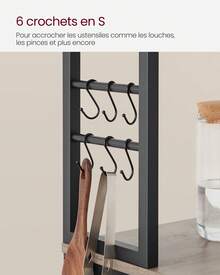 VASAGLE Baker's Racks - Khaki - View 6