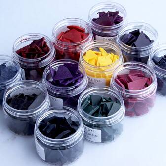 20g/0.705oz Tinte para velas - 12 colores Tinte para cera de vela para hacer velas, Tinte de color para cera de vela, Tinte para velas para hacer velas, Suministros para hacer velas DIY