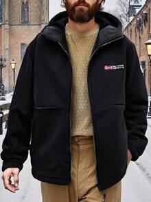 Herren Herbst/Winter Lässig Jacke mit Thermofutter, Graphen Heizung, Kapuzen Sportswear Top