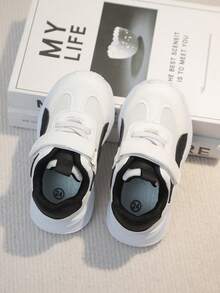 1 par de zapatos deportivos casuales clásicos de suela suave y antideslizante de PU, ligeros y de moda, adecuados para otoño, unisex