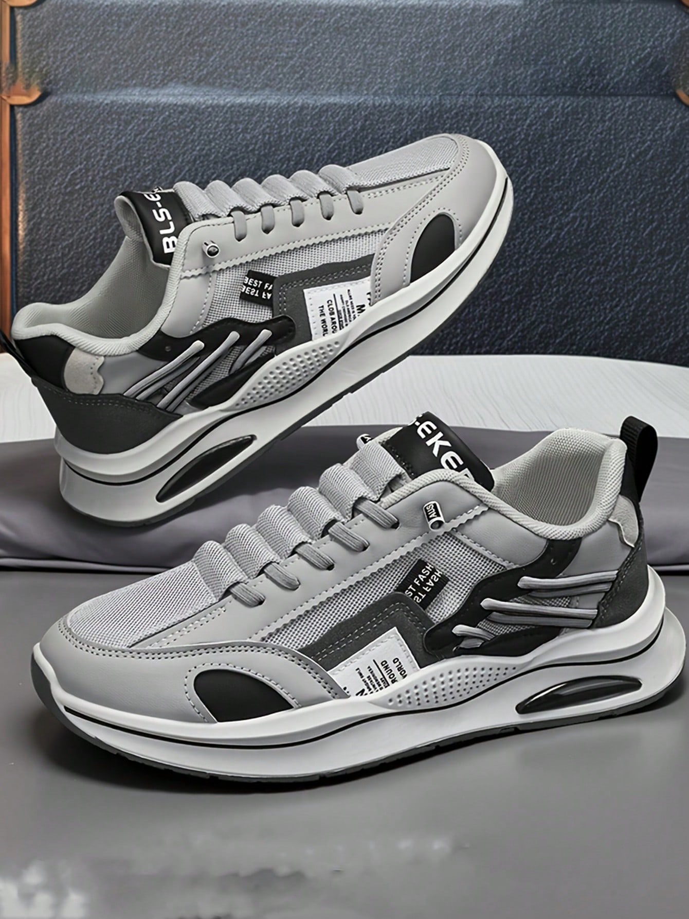 أحذية رياضية للرجال مصممة بعلامة تجارية، مقاومة لل...