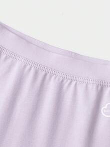 Balabala 7pcs Girls' Cotton Briefs, Antibacterial - Red-purple Hue - View 3