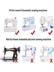 1/6/11pcs Modern Iron Alloy Household Sewing Machine Presser Foot Set, Zigzag, Straight Stitch, Roller, Sewing Machine Presser Foot Attachments, Suitable For Singer, Brother, Janome And Other Low Shank Adapters