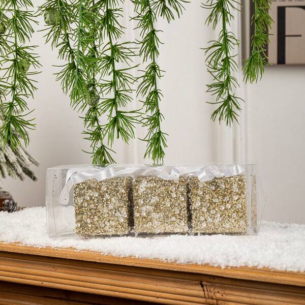 Handmade, Exquisite Gift Box, Christmas Ornament Balls, Christmas Tree Decorations, Hanging Ornaments, Christmas Decor & Props Home Decor Christmas Decorations Room Decor Winter