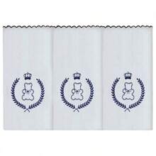 Soft 100% Cotton Double Embroidered Shoulder Diaper For Baby - Imperial Bear - View 1