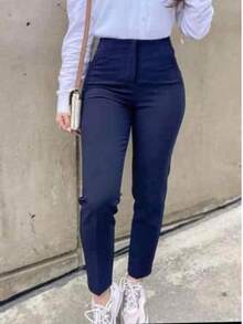Women Pants - Blue - View 2