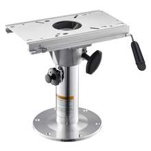 Boat Seat Pedestal, Adjustable Height From 13.39 To 19.2 Inches, Aluminum Alloy Boat Chair Base With Slide, 5-Inch Sliding Travel, Locking Design, Ideal For Fishing And Boating Enthusiasts - Chiều cao có thể điều chỉnh từ 13,39 đến 19,2 inch - Xem 8
