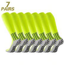 1 Pair/7 Pairs Knee High Non-Slip Soccer Socks With Rubber Dots, Professional Training Match Thick Terry Cushion Basketball Sports Socks For Men And Women, Fall - Multicolor - View 22