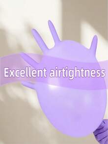 11.42 Inch/29cm Extra Long Disposable Light Purple Nitrile Gloves, Durable, Waterproof, Multi-Purpose, Suitable For Kitchen Cleaning, Tattooing, Hair Dyeing, Salon, Barbecue And General Household Use, Household Gloves, Multi-Purpose Protective - Purple - View 5