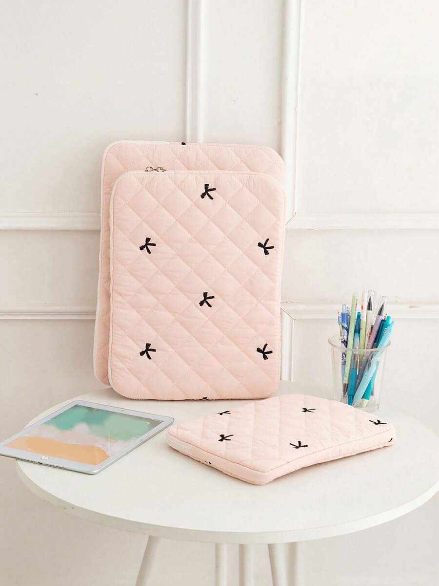 Laptop Tasche mit Diamantmuster, Laptop Schutzhülle geeignet für 11-Zoll, 13-Zoll, 13,3-Zoll, 14-Zoll, 15-16-Zoll Air Pro Laptop Sleeve M3/M2/M1 Max PC Laptop Notebook Computer Chromebook Computertasche, Herbst Uni Essentials Laptop Tasche für Frauen Mac Book Hülle Rückkehr zur Schule