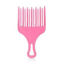 1pc Large Tooth Comb For Hair Dyeing & Styling, Double Layer Wavy Comb, Pomade Comb, Hair Styling Comb, Plastic Material, Suitable For Hairstyling At Home