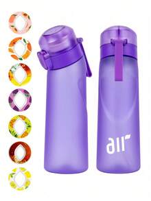 1PC Flavored Water Bottle, Bottle Starter Set, Drinking Bottle With One Random Flavoured Pods Suitable For Gyms, Schools, Flavored Water Bottle