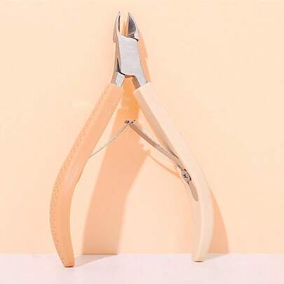 Alicate de cutícula de silicone, cortador de unhas, cortador de unhas encravadas, conjunto de empurrador de cutícula, ferramentas de manicure da moda