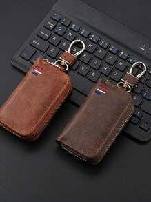 1pc Men's Lightweight Compact Key Pouch, Fashion Key Holder, Gift For Men On Holidays, Birthdays, Anniversaries