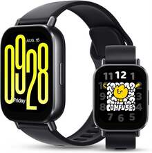 Xiaomi Redmi 5 Active Smart Watch, Step Counter Watch For Women Men With 2" LCD Large Display, 140 Sports Modes, 5ATM Waterproof (Active-Midnight Black) - 黑色 - 查看 7