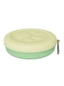 1 pezzo Ciotola da viaggio per animali domestici multicolore, ciotola portatile per cibo per animali da compagnia da esterno, scatola spuntino multifunzionale, ciotola per alimentazione di cani e gatti da esterno