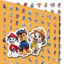 Paw Patrol 85 miếng dán  dễ thương, chất liệu PVC, dùng để trang trí điện thoại, ván trượt, hành lý, tủ lạnh, tranh vẽ graffiti, quà tặng tiệc tùng - Nhiều màu - Xem 2