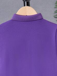 Tween-Jungen 1 Stück kurzärmeliges, einfarbiges T-Shirt, Poloshirt & Mädchen, leicht mit leichtem Stretch, atmungsaktiv für den Sommer. Slim Fit Design, geeignet für schlanke Kinder. Für mehr Komfort empfehlen wir eine Größe größer für Kinder.