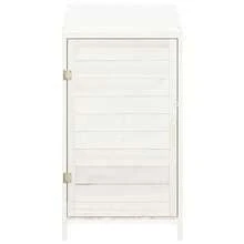 vidaXL Garden Shed For Tool Storage House Outdoor Backyard Solid Fir Wood - White - View 3