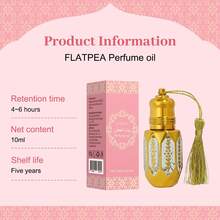 FLATPEA 1 Pc 10ml Arabian Essential Oil Roller Perfume, Suitable For Daily Use And Dates, Ideal Gift For Him/Her