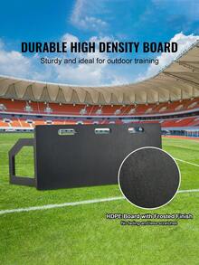 Sturdy Durable Soccer Rebounder Board, 40"X16" Portable Soccer Wall With 2 Angles Rebound, Foldable HDPE Kickback Rebound Board, For Solo & Group Training, Shooting Drills, Lightweight Soccer Practice Wall,Soccer Training Equipment For Passing & Shooting Practice.Sports & Outdoor,Team Sports,Soccer Stadium Equipment.Become A Soccer Superhero! With The 40-Inch Professional Soccer Rebound Board, Your 24/7 Personal Trainer! - 黑色 - 查看 8