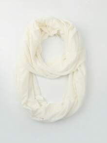 1pc Women's Solid Color Silky Soft Travel/Photo Shawl, Versatile Simple Fashion Neck Scarf