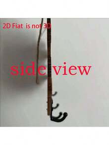 2D Flat - 1pc Cute Flat Printed Villa - Wood - Wooden Multifunctional Home Hooks - Key Holder With 4 Metal Hooks - Wall Decor, Porch Decor, Room Decor, Villa Decor, All Season Home Decor, 2D Flat - Multicolor - View 7