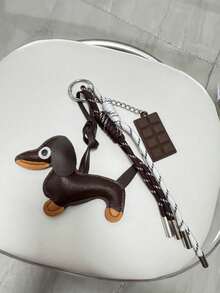 1pc Vintage Wave Handle Clutch Bag Elegant Ladies Handbag With Metal Decor And Chain Strap Suitable For Formal Occasions Daily Use Party Wedding Evening Car Accessories For Women Keychain For Bag Fall - White - View 1