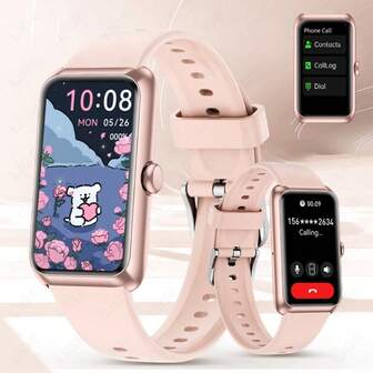 ESFOE 时尚女士智能手表 100+运动模式 生活防水 来电提醒 经期提醒 天气预报 音乐播放 多款自定义表盘切换 小巧精致的女生表圈