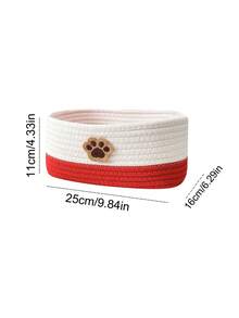 1pc Bathroom Countertop Storage Basket, Towels, Toiletries, Toilet Paper Organizer, Suitable For Living Room, Bedroom, Bathroom, Holiday Gift Basket, Christmas, Bathroom Accessories, Room Decor