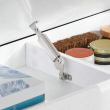 SoBuy FSR102-W, Shoe Rack Shoe Bench Shoe Cabinet With Folding Padded Seat And 2 Doors, W90 X D33 X H50cm - White - View 7