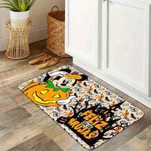 1pc Piece Printed Entrance Doormat,1pc  Pumpkin Halloween Welcome Doormat Non-Slip Durable Floor Mat For Indoor Outdoor Entrance, Kitchen, Living Room, Patio Decor, Funny Gift Foldable - Mixed Colors - View 5