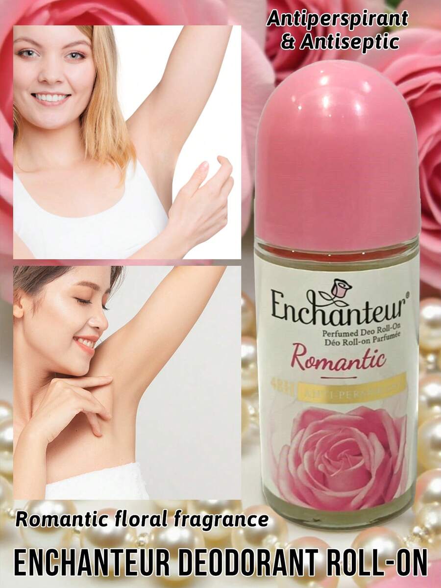 Enchanteur 香氛滾珠除臭劑,提供汗水控制、抗菌、異味控制,優雅香氣,清新舒適,持久留香,快速吸收,便攜易用,舒緩肌膚,適合所有膚質 - 浪漫花香 - 查看 1