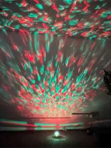 1pc USB Aurora Projection Lamp, Remote Control 7-Color Changing Nightlight, Bedroom Projection Light, Adult Game Room, Home Theater, Room Decor, Valentine's Gift, Camping, Wedding Decoration