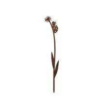 1pc Iron Art Garden Decor With Vibrant Floral Design, Suitable For Patio, Yard, Lawn And Holiday Celebrations, Garden Decoration, Outdoor Path Decor - Rust Brown - View 16