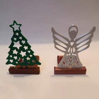 2 st. ljusstake för tekoppar för jul, kan hålla ljus och tekoppar, heminredningstillbehör, julklappar utan ljus