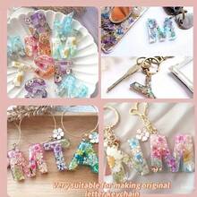 English Alphabet Epoxy Resin Molds Mixed Style Silicone Casting Molds For DIY Jewelry Making Findings Supplies Accessories