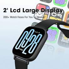 Xiaomi Redmi 5 Active Smart Watch, Step Counter Watch For Women Men With 2" LCD Large Display, 140 Sports Modes, 5ATM Waterproof (Active-Midnight Black) - 黑色 - 查看 1